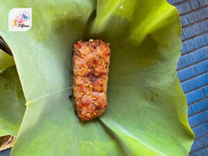 Cambodian Prahok On Lotus Leaf