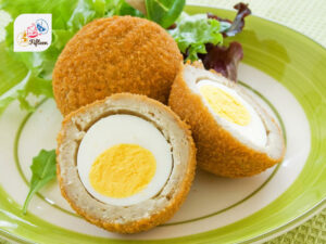 English Fried Dishes Eggs