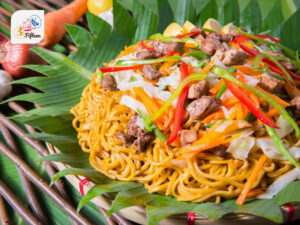 Filipino Dry Noodle Dishes Pancit Canton