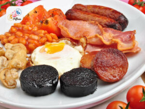 Irish Fried Dishes Eggs and Sausages