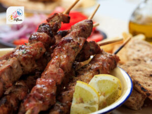 Mediterranean Grilled And Barbecued Dishes Souvlaki