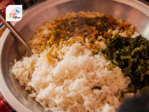 Nepalese Gundruk and Rice