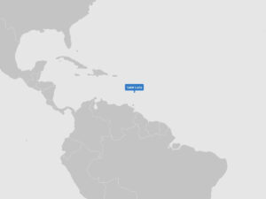 Saint Lucia Map