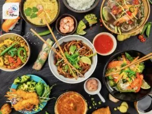 Asian Food Dishes