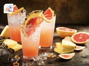 Grapefruit Pineapple Mocktail