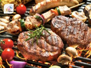 Grilling Meat and Vegetables