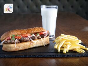 Turkish Kofte Sandwich