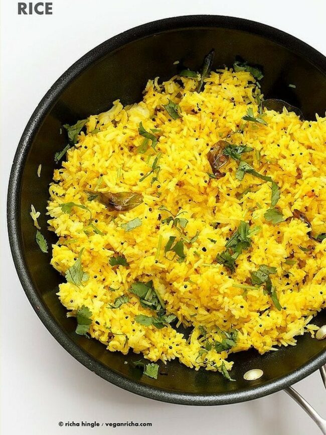 Tangy Turmeric Lemon Rice