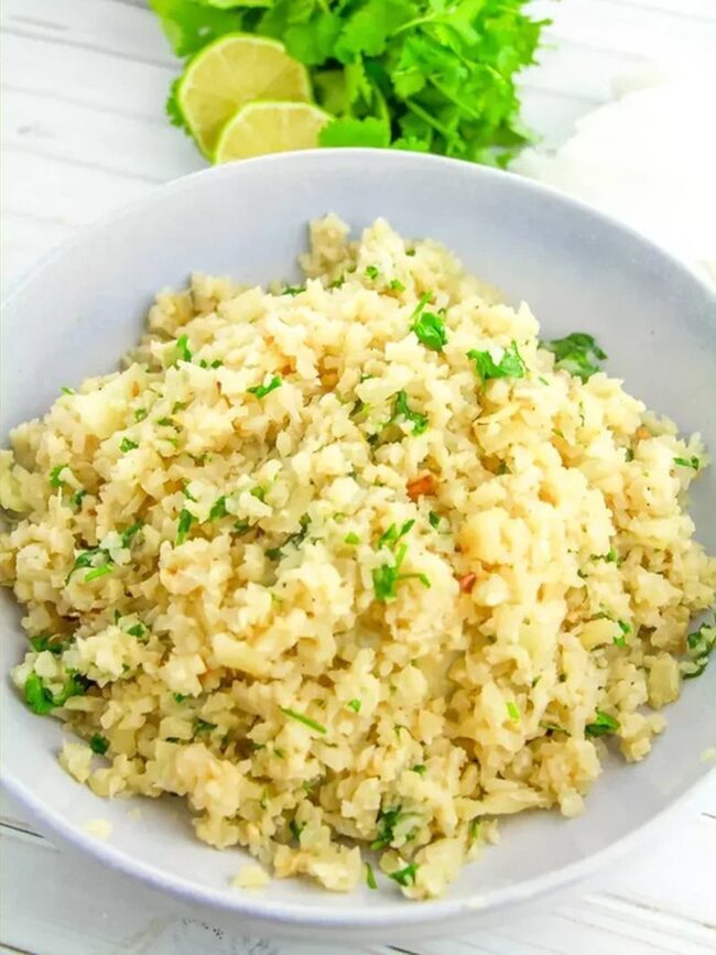 Cilantro Lime Cauliflower Rice