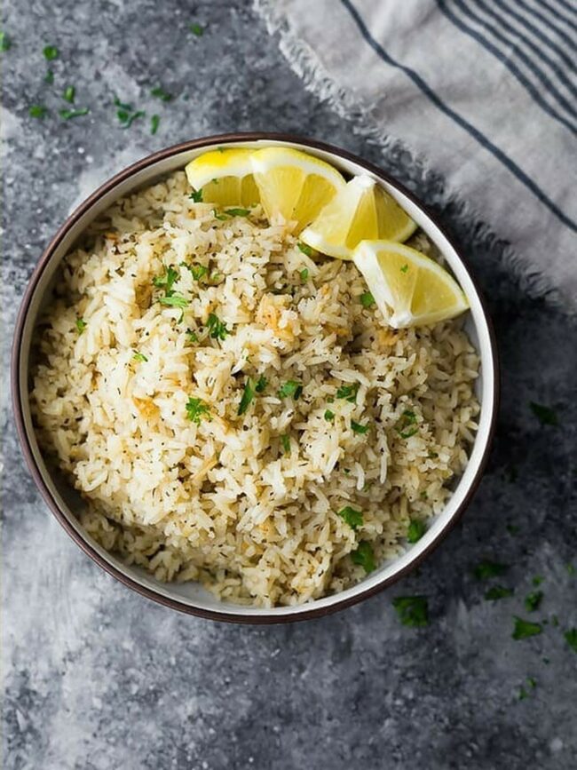 Herb-Infused Lemon Rice