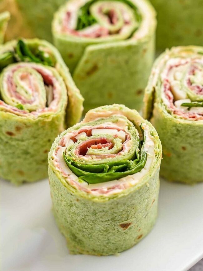 Pastrami Pinwheel Sandwiches