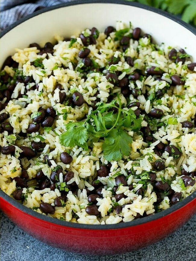 Black Beans with Rice