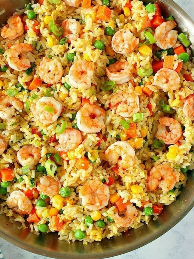 Simple Shrimp Fried Rice
