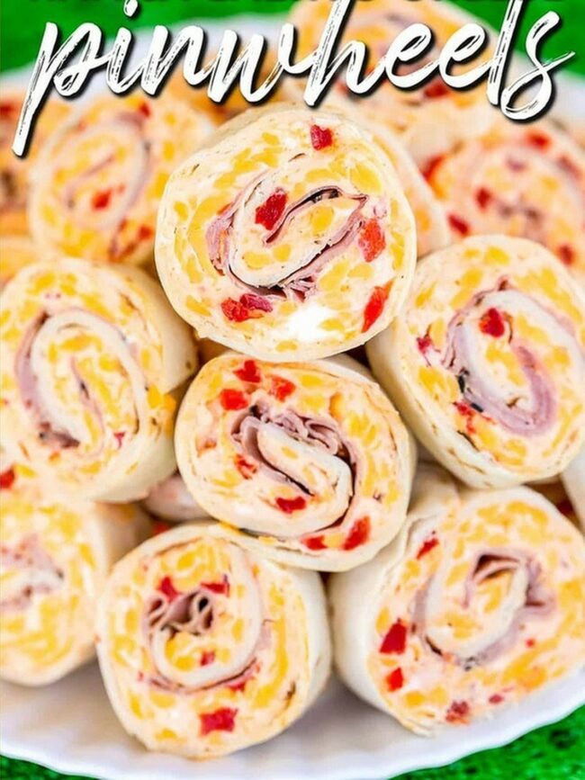 Ham & Pimento Cheese Pinwheels