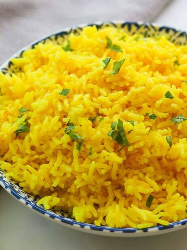 Turmeric-Infused Basmati Rice