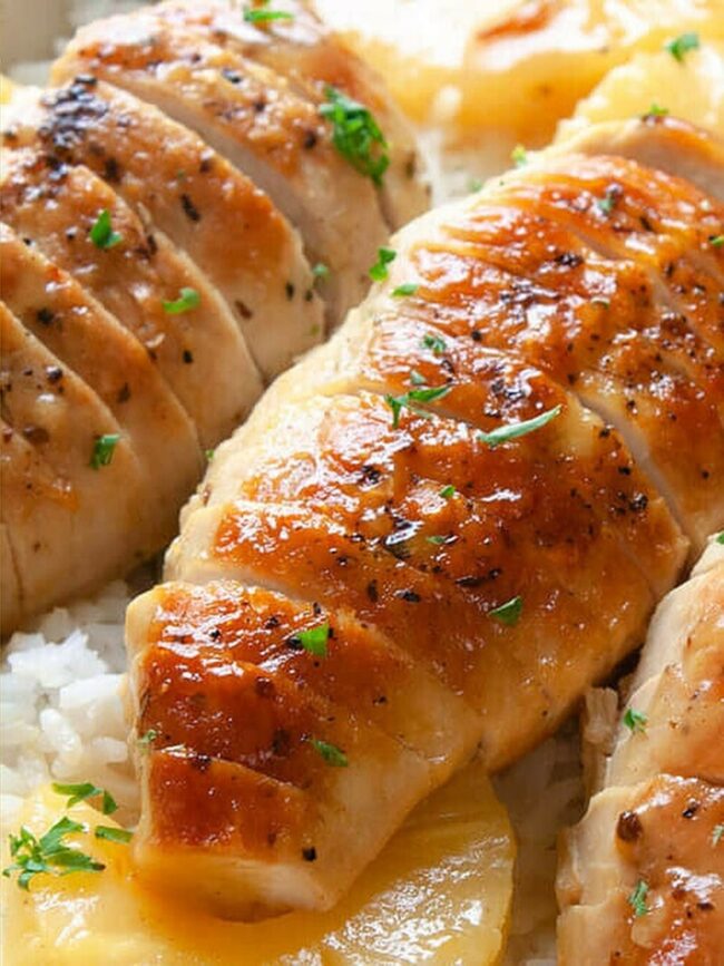 Pineapple Chicken with Rice