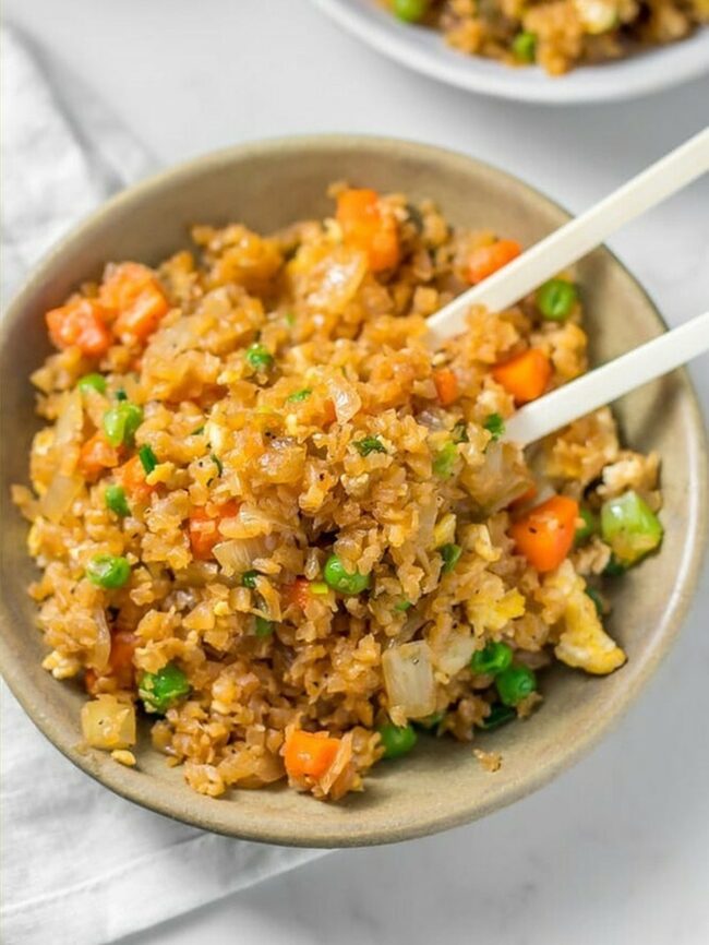 Cauliflower Stir-Fried Rice