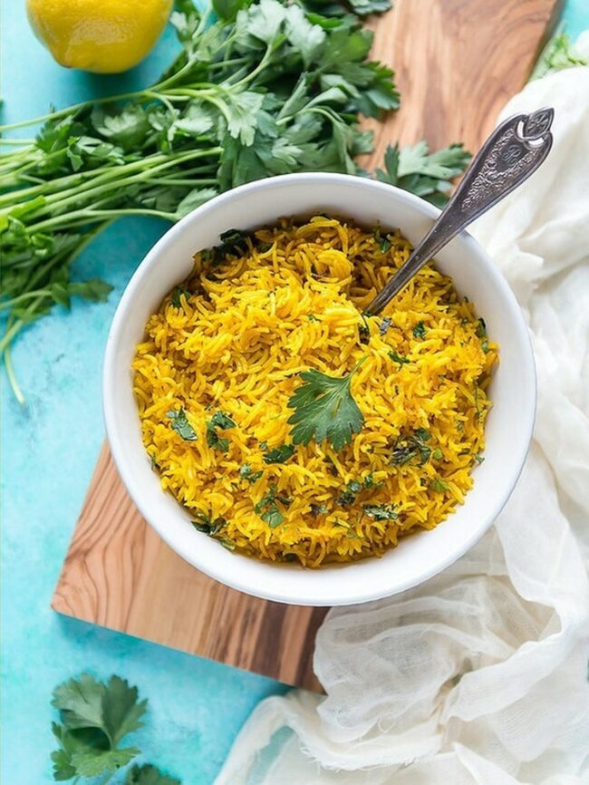 Fragrant Turmeric Rice