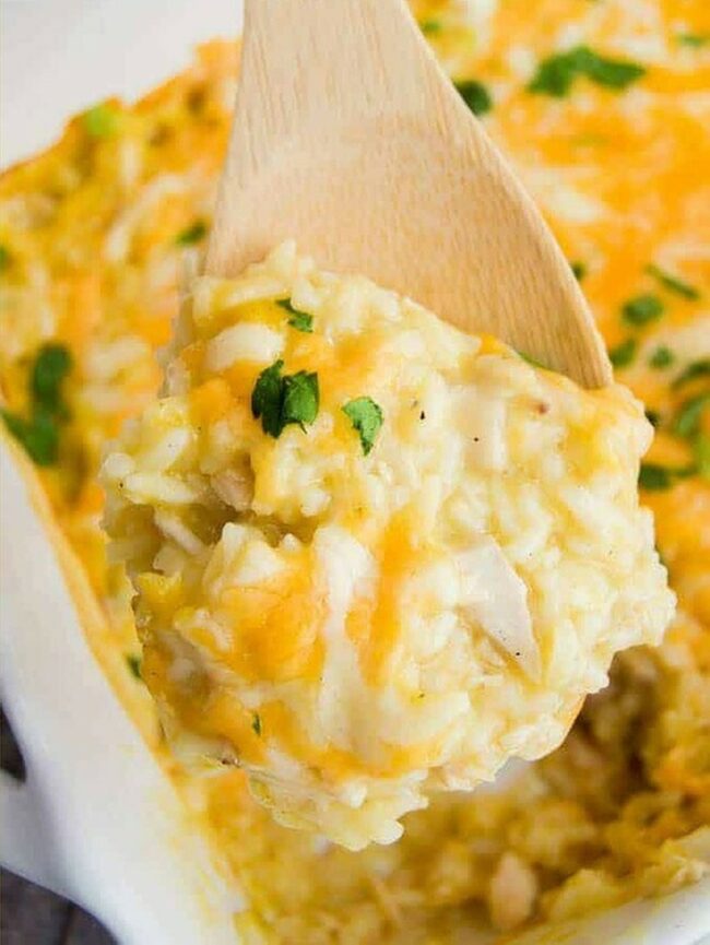 Chicken and Rice Casserole Dish