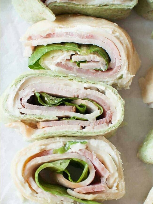 Pin Wheel Sandwiches